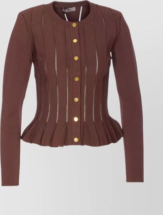 Elisabetta Franchi openwork knit cardigan