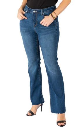 Slink Jeans High Waist Bootcut Jeans in Aubree at Nordstrom, Size 14W