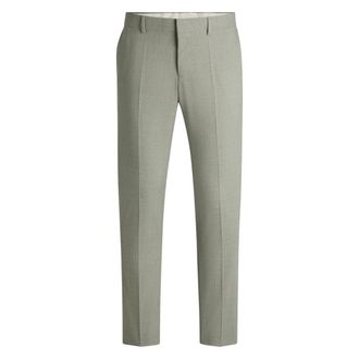 HUGO BOSS Kostuumbroek - Heren - Broeken - Groen - Maat: 2XL