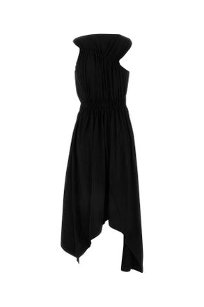 Alexander McQueen 806494qladd 1000 Black Exterior: Cotton Abiti Dress