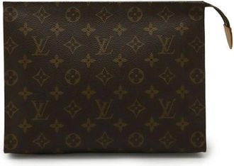 Louis Vuitton Pre-owned Clutches, female, Brown, Size: ONE SIZE Pre-owned Vintage Canvas Clutch