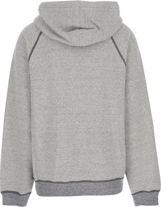 Chlo&eacute; Womens Grey Sweatshirt With Logo Lettering Cotton Top
