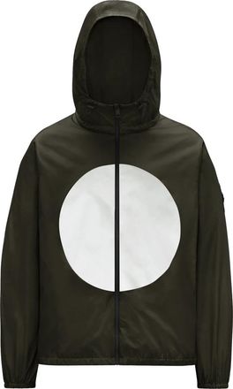 Moncler Hooded Full-Zip Jacket - Heren - Zomerjassen - Groen - XL - Jassen