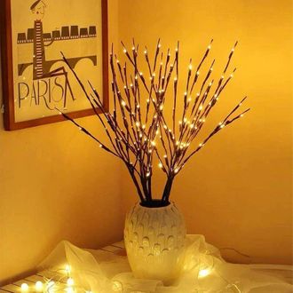 OEM Juego De 3 Guirnaldas De Luces Para &Aacute;rbol De Navidad, Para Uso Interior Y Exterior, 60 Led, Resistentes Al Agua, Luz Blanca C&aacute;lida, 76 Cm, Con Fuente 