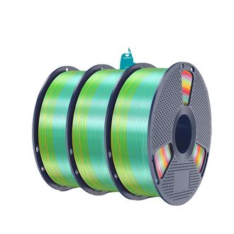 OEM Filamento Para Impresora 3d, Degradado Multicolor, No T&oacute;xico Y Biodegradable, Pla Plus Silk Rb01