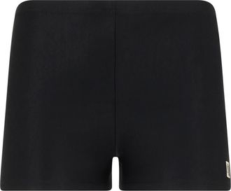 Saint Laurent Beachwear, male, Black, Size: L Cassandre Swim Shorts