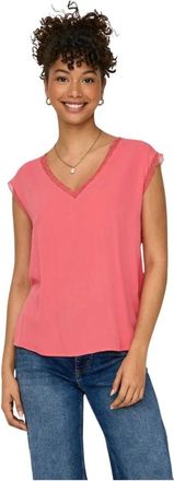 Only Mujer, Camisetas, Rosa, Talla: M