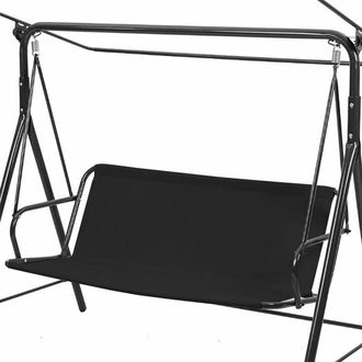 OEM Funda De Repuesto Para Columpio De Jard&iacute;n, 148 X 50 X 50 Cm, Negra, Tejido Impermeable Grueso De 900d, Protege Los Columpios De Jard&iacute;n Y Balc&oacute;n
