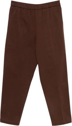 Fabiana Filippi Geknipte broek - Dames - Vrijetijds broeken - Bruin - S - Broeken