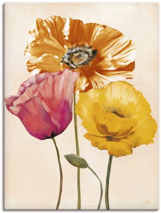 Artland Wandbild »Bunte Mohnblumen II« Blumenbilder 1 Stk. tlg. als Leinwandbild, Poster, Wandaufkleber in verschied. Grössen