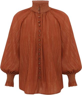 Zimmermann Donna, Camicette, Marrone, L, new