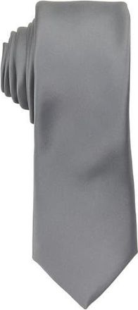 ConStruct Solid Satin Tie in Smoke at Nordstrom Rack