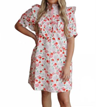 Entro Estelle Mini Dress In Multi