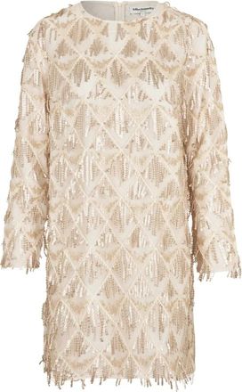 Lollys Laundry Short Dress - Dames - Korte kleedjes - Beige - S - Kleedjes
