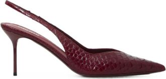 PARIS TEXAS Bordeaux Textured Lidia Pumps