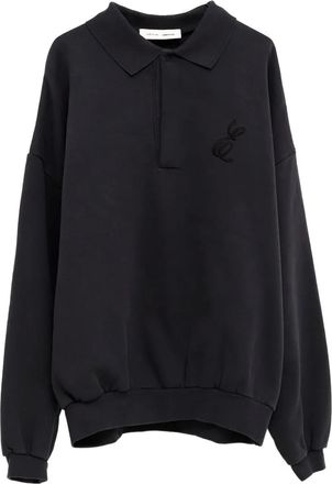 Fear of God Polo con logo ricamato - Nero