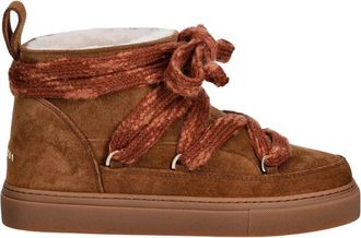 INUIKII Suede Knot Snowboots - Dames - Winterlaarzen - Bruin - 39 EU - Wol - Schoenen