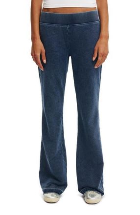 Cotton On Womens Low Rise Bootleg Sweatpant in Indigo Dye at Nordstrom, Size Xxx-Small