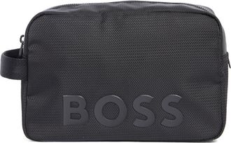 BOSS Catch 2.0 Recycled Polyester Washbag in Black at Nordstrom Rack