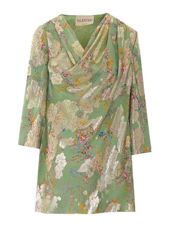 Valentino Garavani Apres lhiver ramage print top