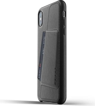 Mujjo Full Leather Wallet Case for iPhone XS Max in Black at Nordstrom