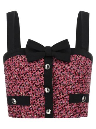 Alessandra Rich Tweed Top