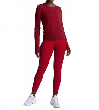 Beyond Yoga Luxeknit Merino Wool Crewneck Top In Ruby Rush