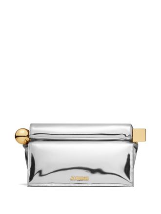 Jacquemus La Pochette ronde tas - Zilver