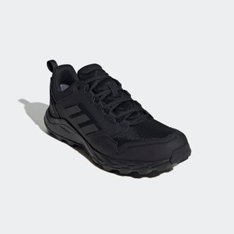 ADIDAS TERREX Trailrunningschuh ADIDAS TERREX TRACEROCKER 2.0 GORE-TEX, Herren, Gr. 42,5, schwarz (core schwarz, core schwarz, semi impact orange), Textil, Schuhe T