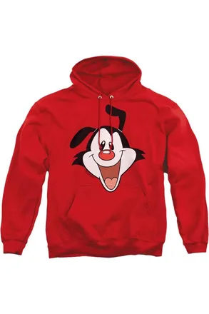 Gildan Animaniacs Yakko Head Adult Pull Over Hoodie / Hooded Sweatshirt