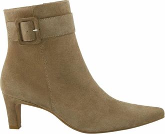 Paul Green Su&egrave;de enkellaars met gesp - Dames - Schoenen - Bruin - Maat: 37 1/2 EU Su&egrave;de