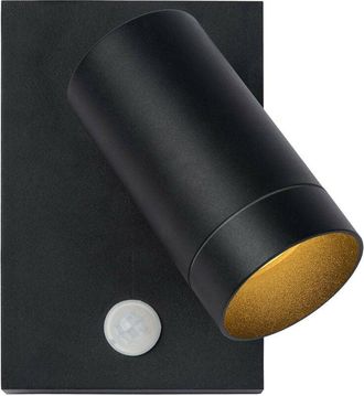 Lucide Lucide - taylor - Wall Spotlight Outdoor, pir Sensor - 1xGU10 - IP54 - Black