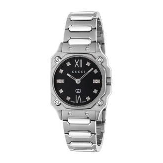Gucci G-Flat Watch - Dames - Horloges - Zwart - ONE Size - Accessoires