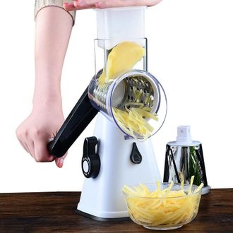 OEM Cortador De Verduras Multifuncional Con Manivela Giratoria, Rallador Para Patatas, Zanahorias Y Queso, Pr&aacute;ctico Y C&oacute;modo --crezuo