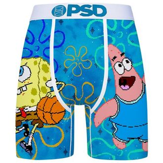 PSD Mens Graphic Briefs - White/Blue Size XL