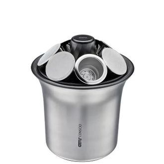 GEFU Gefu Conscio Recogedor De Caf&eacute; C&aacute;psulas De Acero Inoxidable