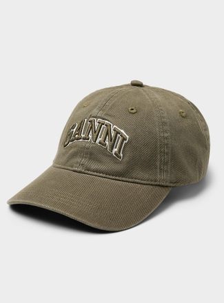 Ganni Mens Embroidered logo cap