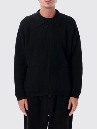 Universal Works Zip-Up Polo Cardigan in Recycled Wool