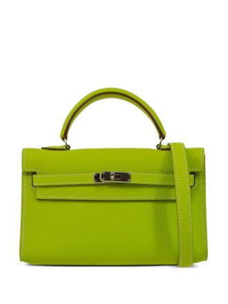 Hermès Borsa a mano Tiny Kelly two-way 2011 - Verde