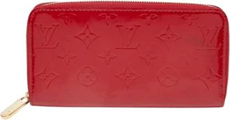 Louis Vuitton Tweedehands leren portemonnees - Dames - Vintage Accessoires - Rood - ONE Size - Leer - Vintage