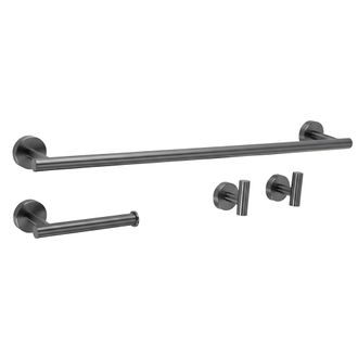 Rea Juego De Perchas Para Ba&ntilde;o Rea Ari Titanium