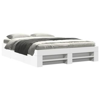 Berkfield Home Bed Frame without Mattress White 160x200 cm Engineered Wood