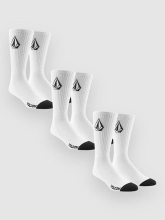 Volcom Full Stone 3Pk Socken weiss