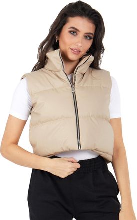 SS7 Womens Faux Leather Bodywarmer Gilet Jacket