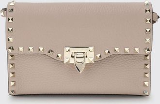 Valentino Garavani Borsa Rockstud Valentino Garavani in pelle martellata