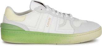 Lanvin Clay Low-Top Sneakers - Dames - Sneakers - Wit - 36 EU - Leer - Schoenen