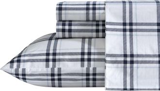 Nautica Ryan Cove Plaid Blue Twin Sheet Set
