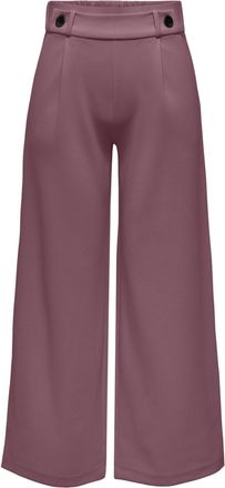 Jacqueline de Yong JdY Womens JDYGEGGO New Long Pant JRS NOOS, Rose Brown/Detail:Black Buttons, M / 34L