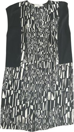 Sandro Monochrome Abstract Dress Size M