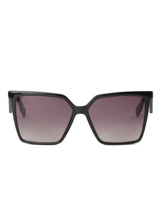 Karl Lagerfeld logo square-frame sunglasses - Black